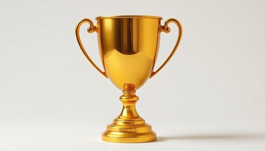 AAAI 2025 Award Winners trophy on white background