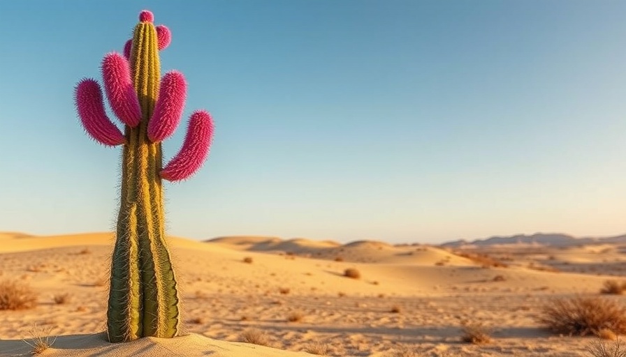 Surreal pink cactus in a vibrant desert, showcasing the hottest AI models 2025.