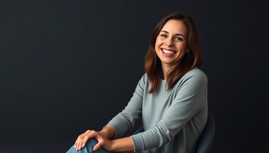 Professional woman smiling warmly, AI in Accounting.