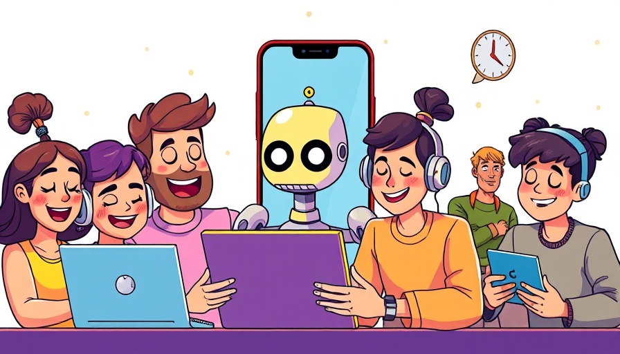 Illustration of diverse people and technology for quality healthcare.