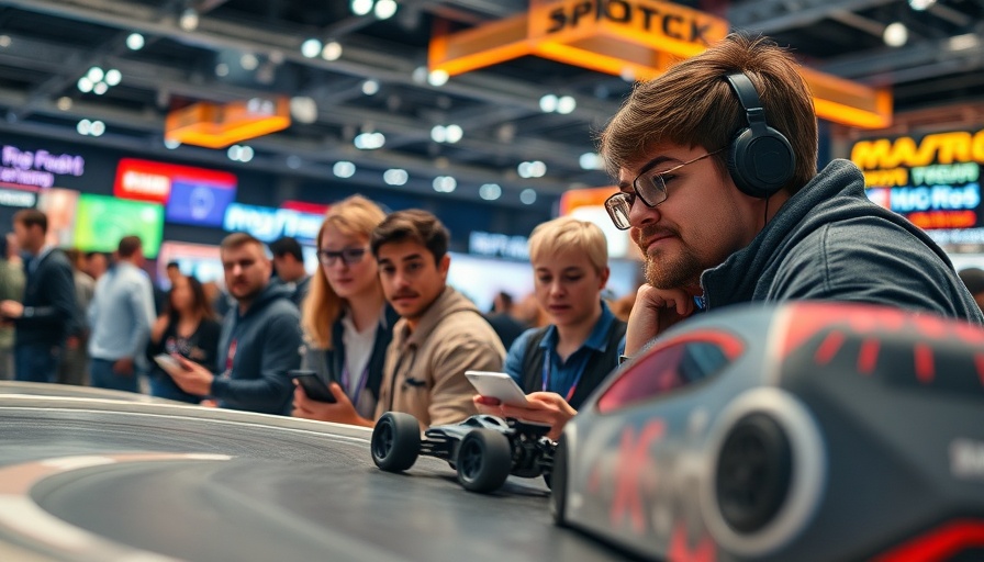 AWS DeepRacer competition at vibrant tech convention