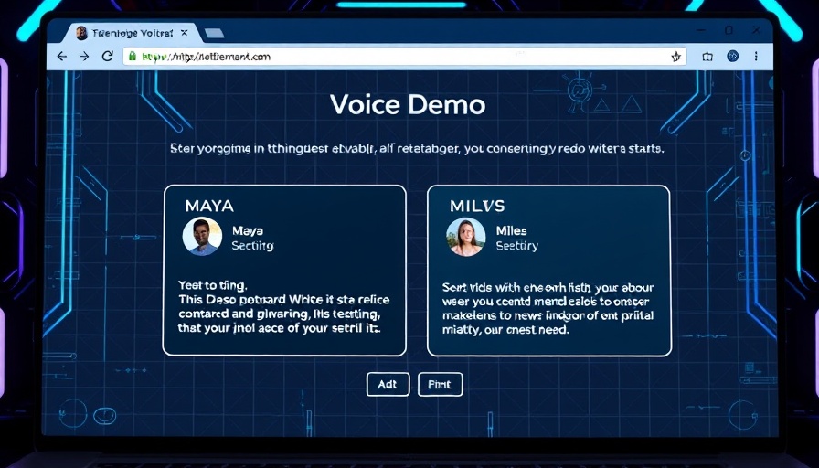 AI sound too human conversational voice demo interface.