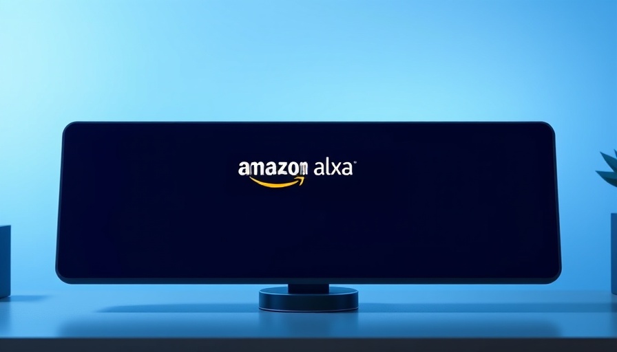 Amazon Alexa interface displayed on a sleek modern screen.