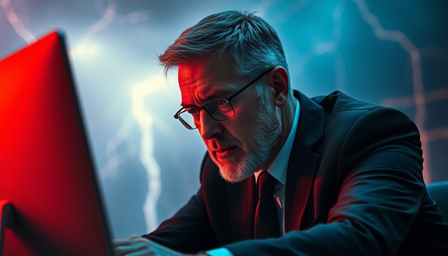 Elon Musk DOGE shuts down GSA technology unit with intense focus and dramatic lighting.