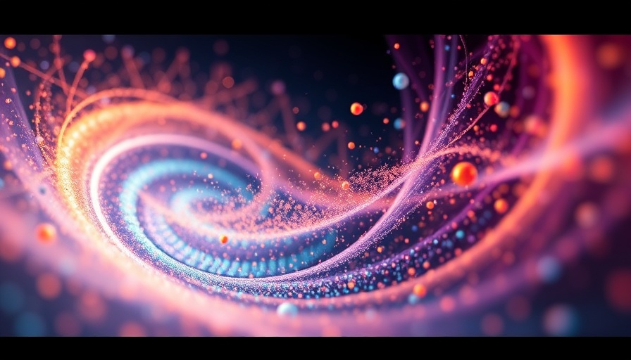 Abstract visualization of R-ParVI: Particle-based variational inference.