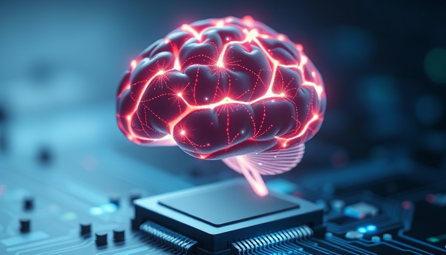 Futuristic digital brain representing AI Governance Solutions.