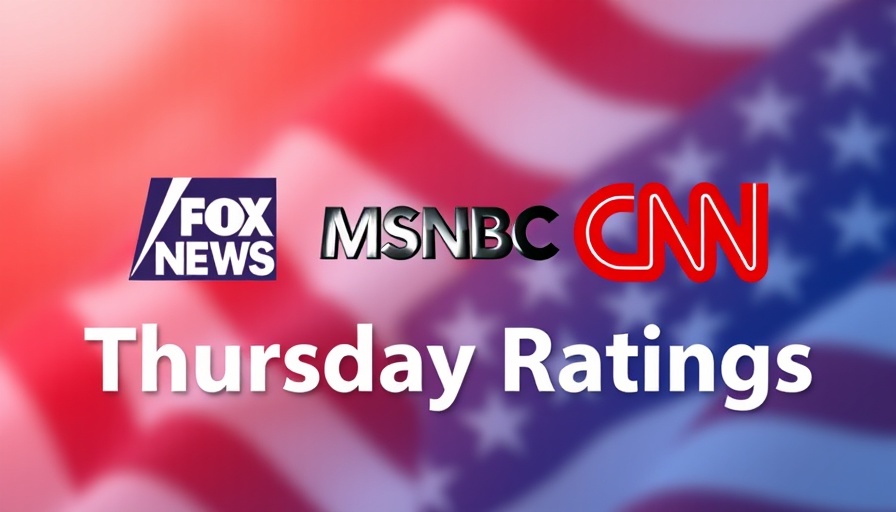 MSNBC ratings bounce back with network logos for comparison.