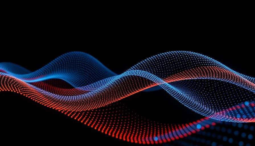 Abstract digital wave representing AI infrastructure success strategies