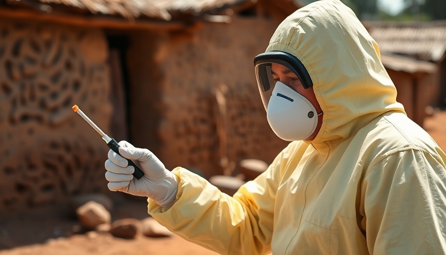 Impact of USAID funding cuts on Congo health crisis, hazmat-suited worker disinfection.
