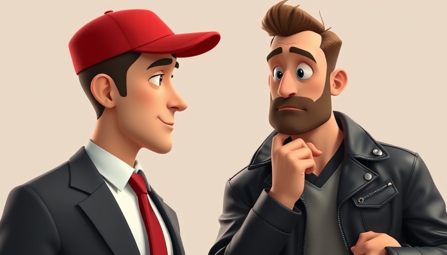 Musk $1 Spending Limit Impact on Federal Agencies: animated conversation outdoors.