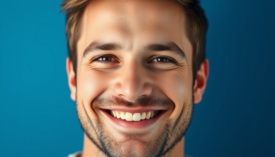 Smiling man on a blue gradient background, TikTok Acquisition Bid.