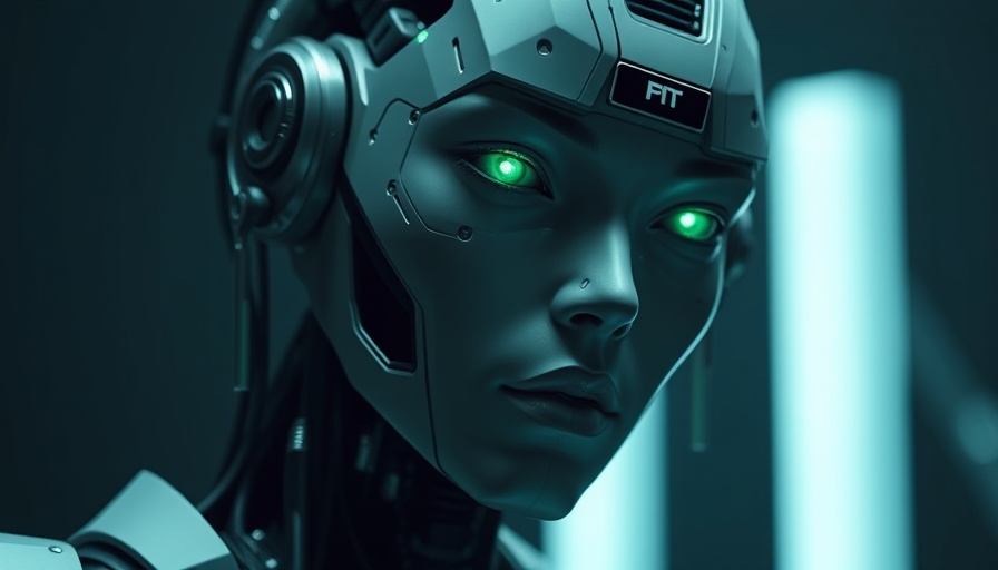 Futuristic humanoid AI in development, showcasing advanced technology