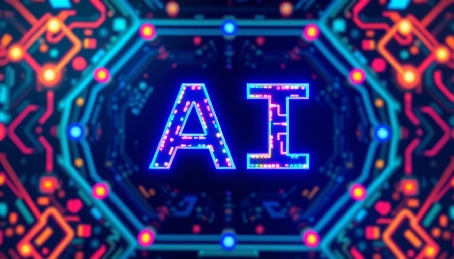 Digital design for customizing generative AI with vibrant colorful typography.
