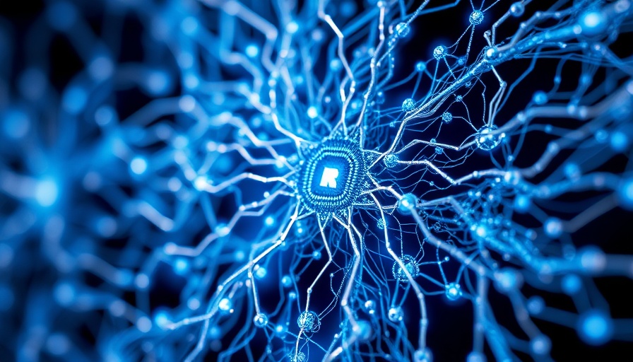 Abstract depiction of memory consolidation in AI with neural networks.