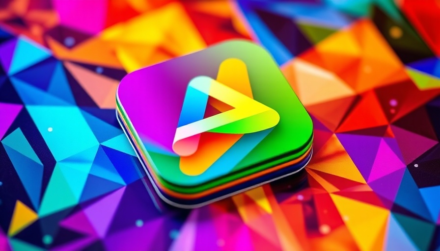 Colorful abstract app store logo representing AI-powered app review summaries.