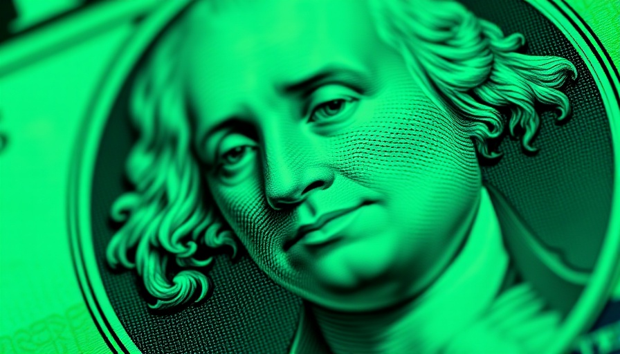 Macro view of $1 bill highlighting George Washington, DOGE $1 Spending Limit focus.