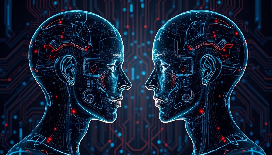 Jamba 1.6 Open Model AI futuristic human heads communication.