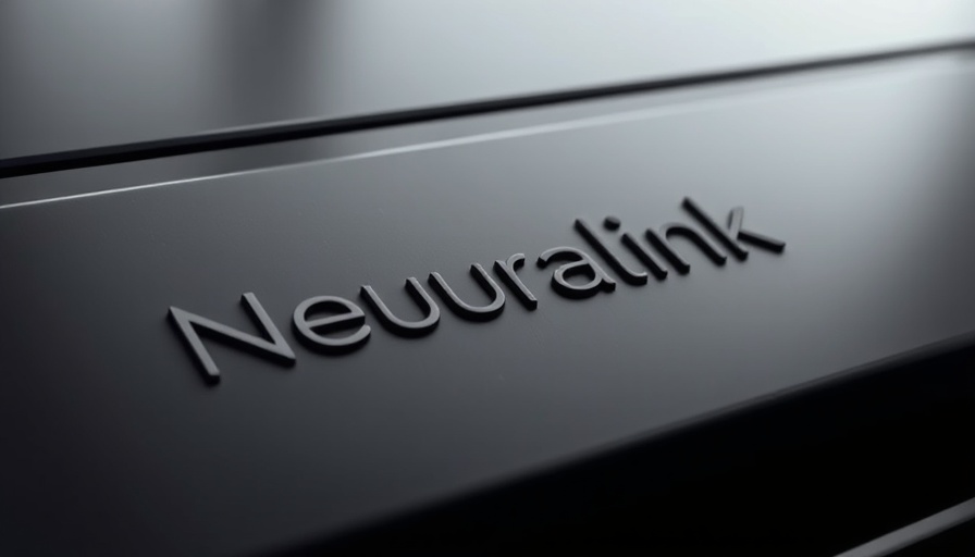 Neuralink logo representing telepathy trademark in a futuristic design.