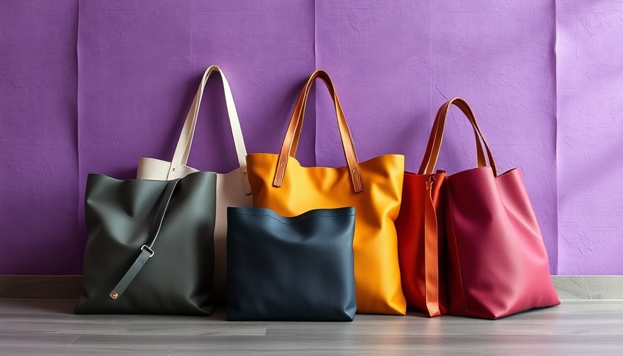 Stylish trendy tote bags displayed for Best Tote Bags 2025.