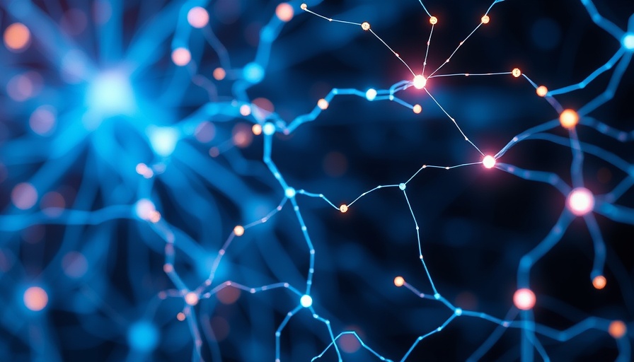 Intricate neural model showcasing connectivity of autonomous AI agents.