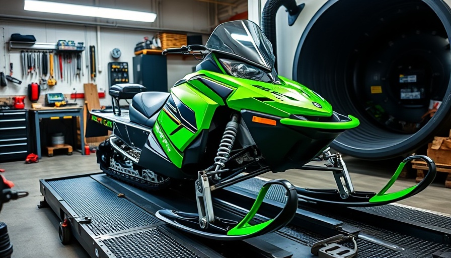 Arctic Cat 858 Dyno Break-In Mode in workshop