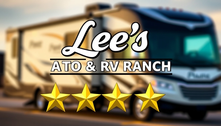 Lee's Auto & RV Ranch logo with stars, RV dealers in Connecticut