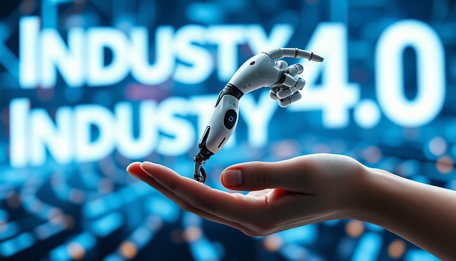 MLSoC Modalix System-on-Module robotic arm symbolizing Industry 4.0.