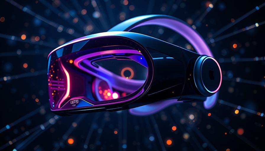 Can Gaming Save the Apple Vision Pro with cosmic lights.