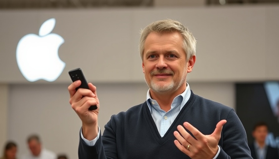 Professional speaker presenting at Apple OS Makeover event indoors.