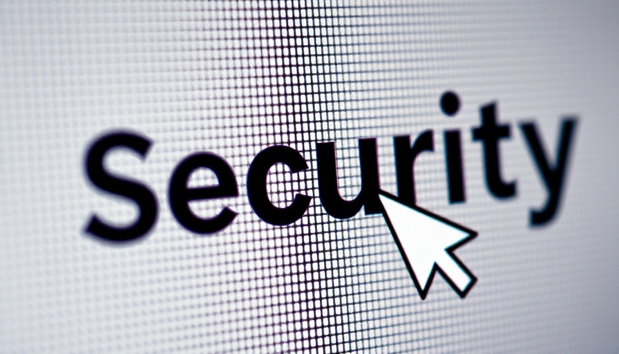 Cybersecurity funding rounds concept with security text and cursor.