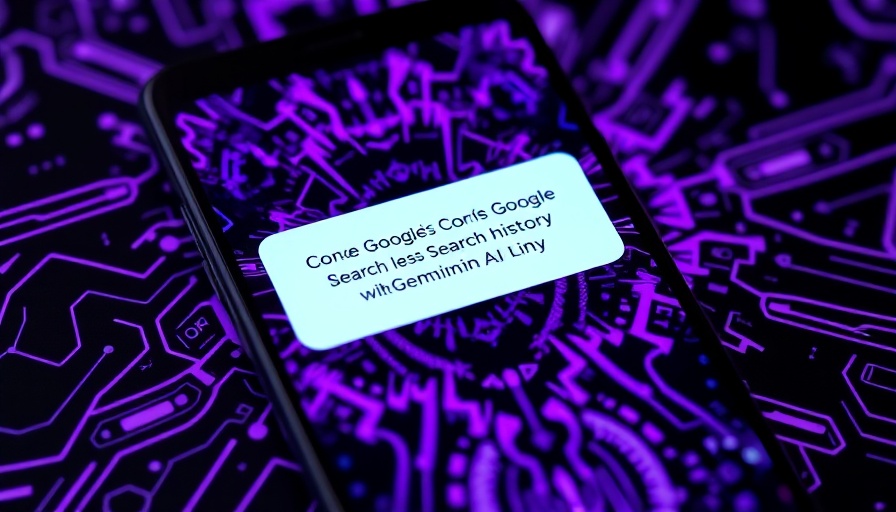 Gemini AI access to Google Search history on smartphone screen.