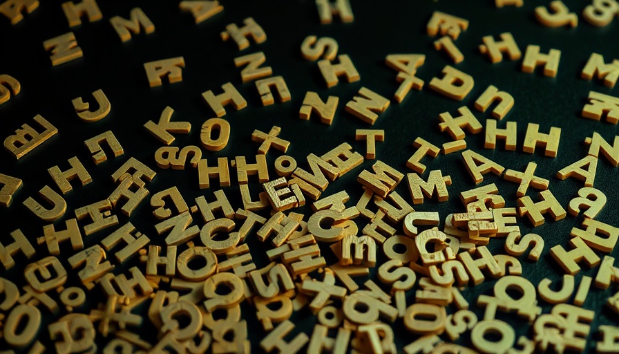 Chaotic wooden letters display, highlighting AI tools distort news accuracy.