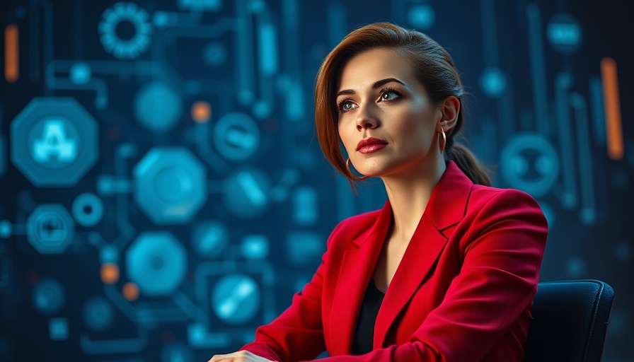 Professional woman discussing Public Key Infrastructure modernization in a studio setting.