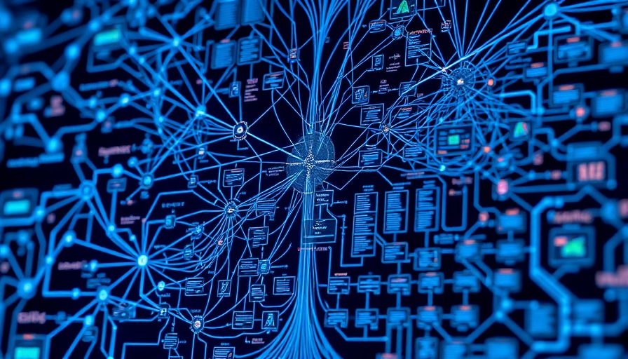 Illustration of intricate neurosymbolic decision trees with digital pathways.