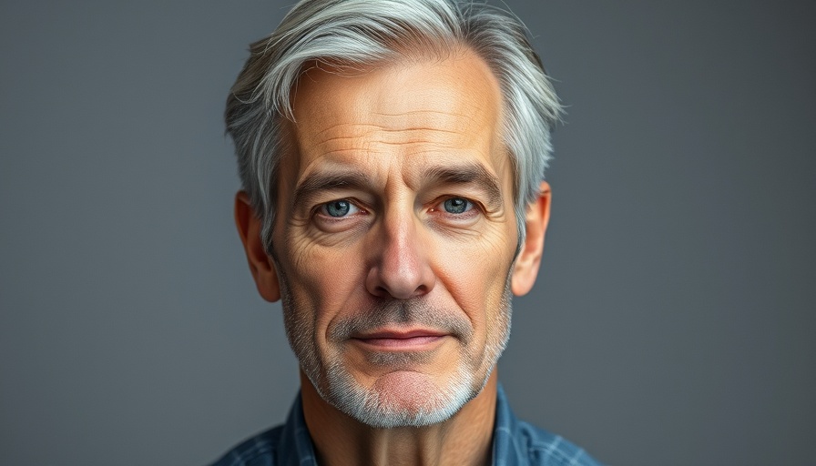 Professional portrait of gentleman with gray hair for AI solutions in asset finance.