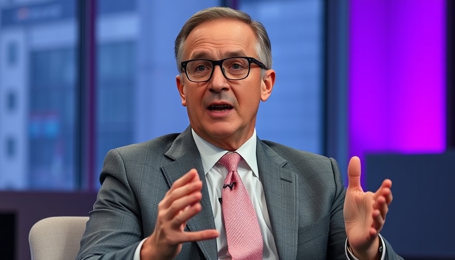 Middle-aged man in a studio discusses media bans on book