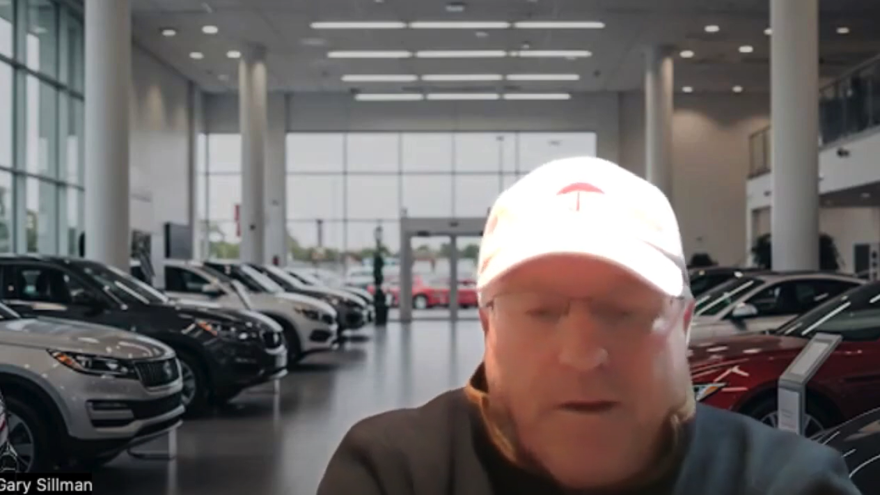 Promotional poster featuring two men for automotive subscriptions event.