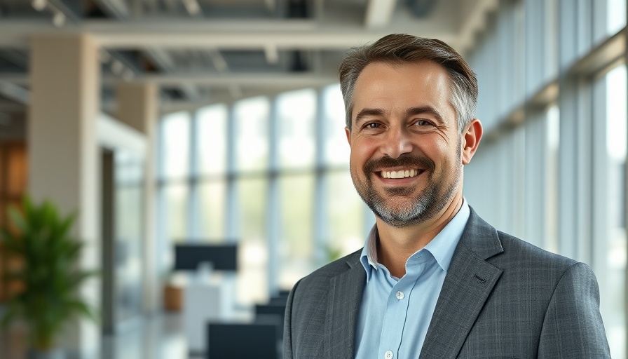 Tim Yalich appointed VP of Business Development, professional smiling confidently in office.