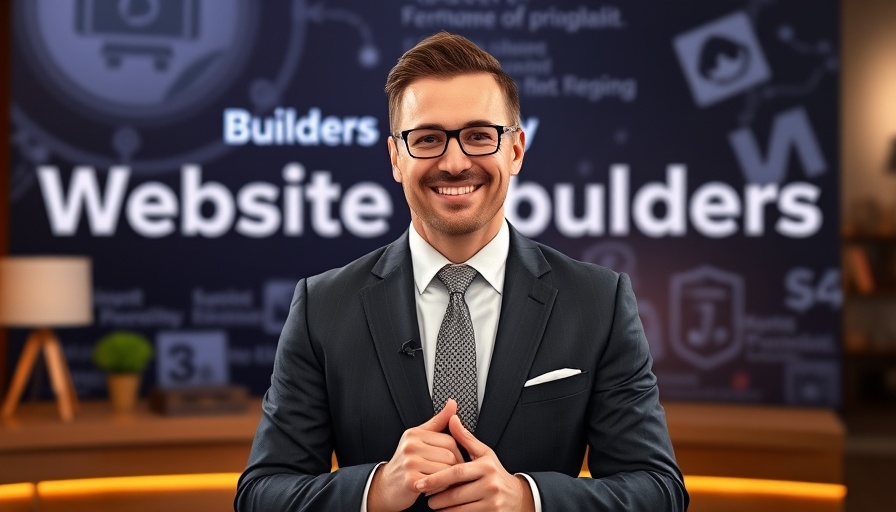 Smiling host discussing best website builder for small business