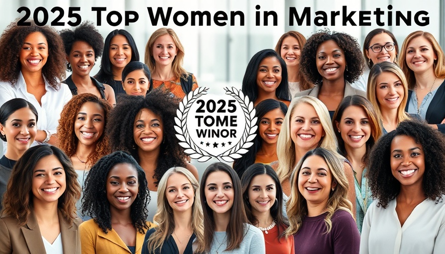 Top Women in Marketing 2025 honorees announced in a collage.