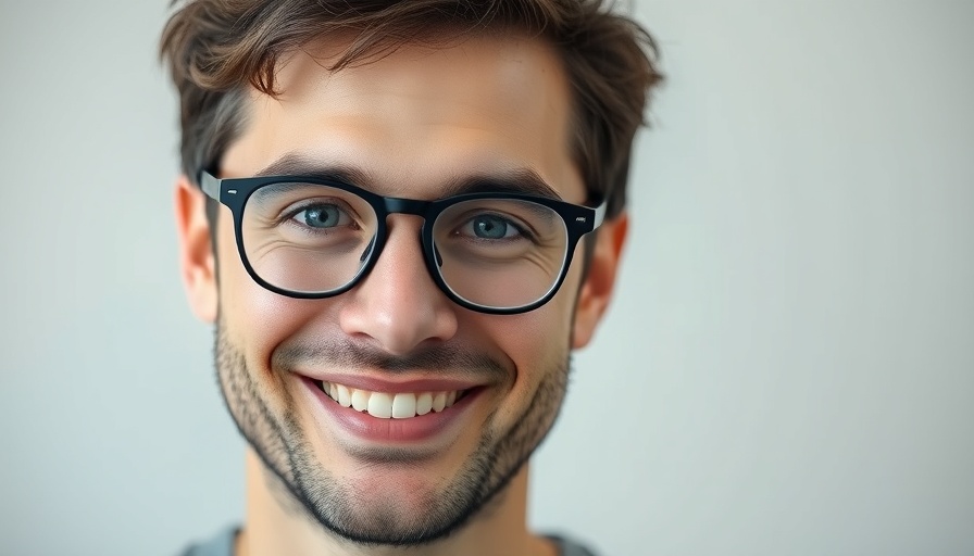 Man with glasses smiling warmly, suitable for WEKA data platform context.