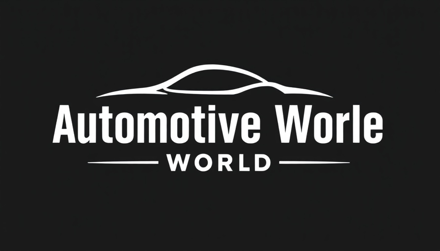 Automotive World logo with established date in sleek design.