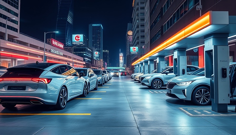Electric vehicles charging at a station illustrating EV owner satisfaction