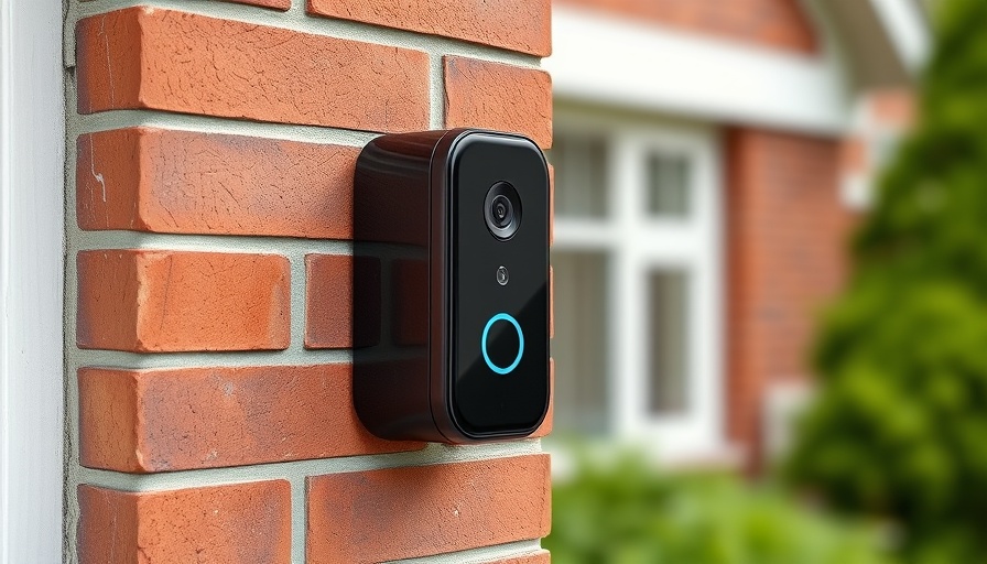 Eufy Video Doorbell E340 installed on brick wall.