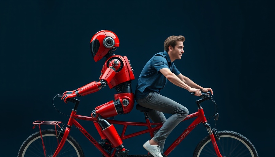 AI Empowerment in the Workplace illustration of collaboration.