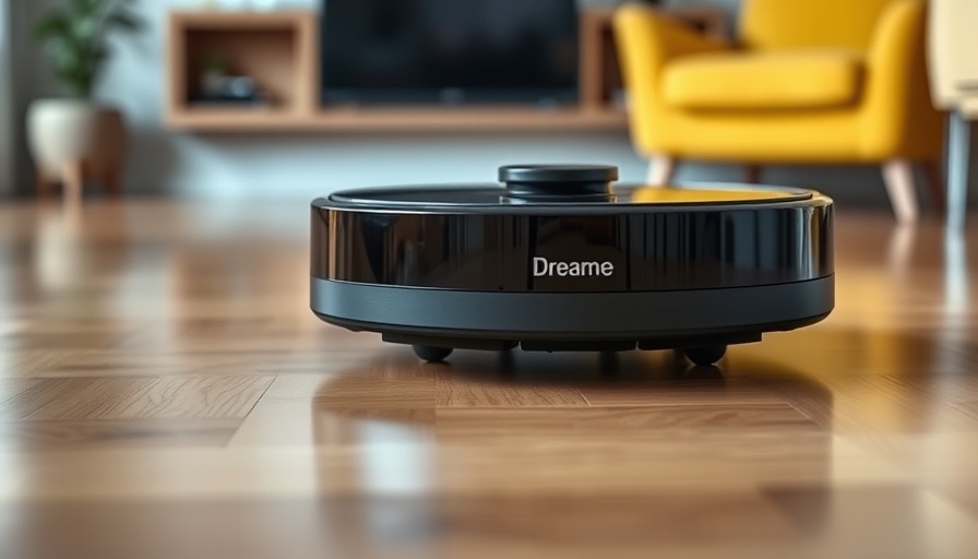 Sleek Dreame X40 Ultra robot vacuum on wooden floor.
