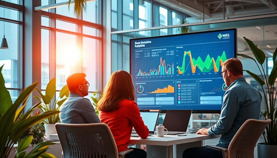 Team analyzing qualitative data in a modern office.