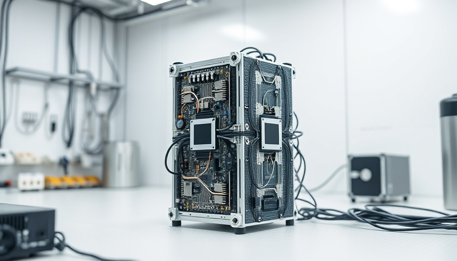 Silicon-based quantum computer in a clean lab environment.