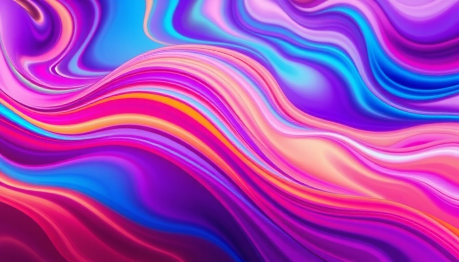 Colorful abstract swirl representing Adobe AI technology.