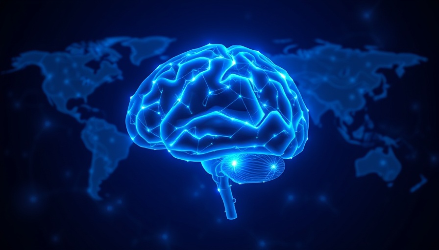 Futuristic digital brain with neural networks in Oracle AI Agent Studio.